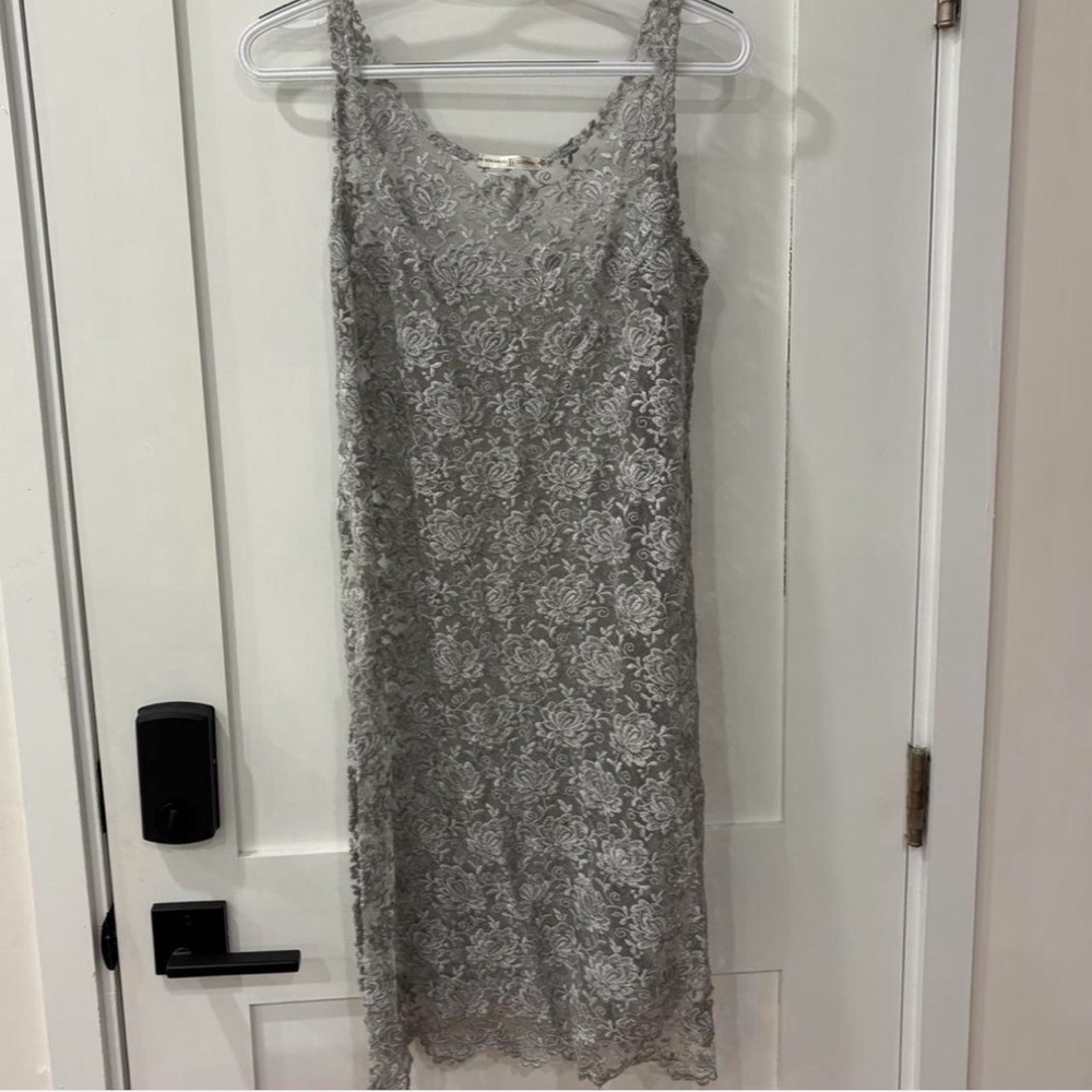 Festival Silver Lace Dress